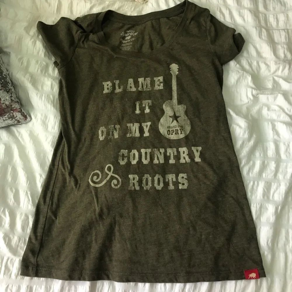 Blame it on my country roots T shirt